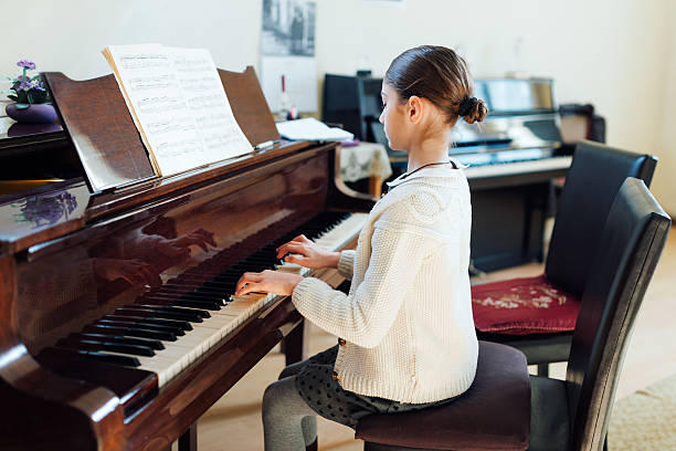 istock good student plays the piano at  music school 540511658