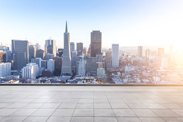 istock empty floor with cityscape and skyline of san francisco 540512142