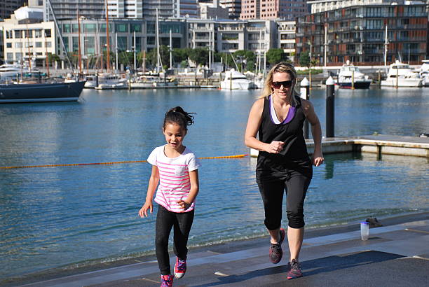 istock Mother and Child Jogging 540515092