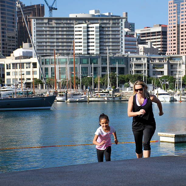 istock Mother and Child Jogging 540515210