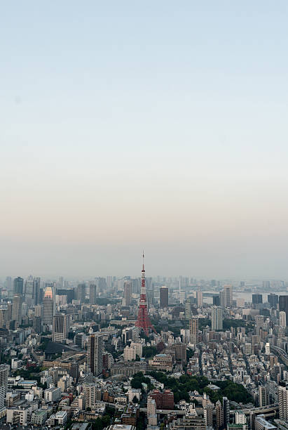 Shot of the Tokyo tower in Japan - architecture concepts