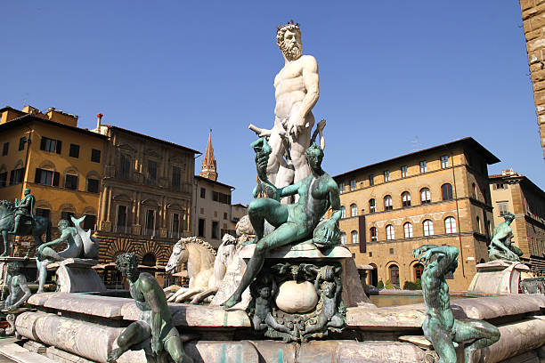 istock Fountain of Neptune in Florence 540519422