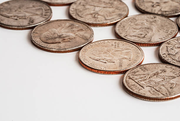 istock USA coins on white 540519566