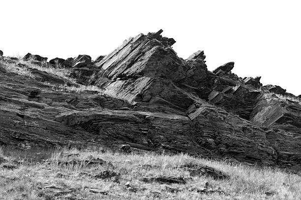 istock Black and White Rock Formations, the Khakassia Republic 540520788