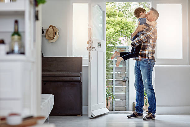 istock Giving my boy a bear hug after a long day... 540522676