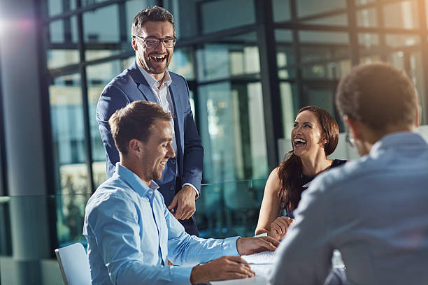 istock The team in positive spirits 540526522