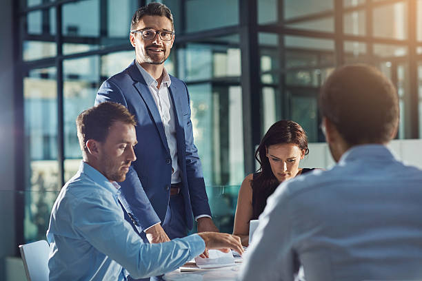 istock I'm leading this team to success 540526558