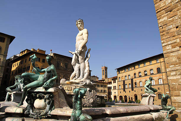 istock Fountain of Neptune in Florence 540527156