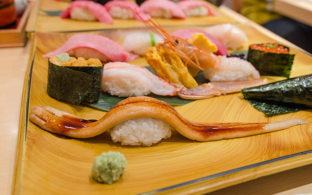 istock very delicious japanese sushi set 540529844