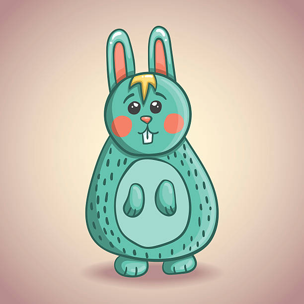 ilustrações, clipart, desenhos animados e ícones de bonito desenho animado coelho 2 - easter rabbit baby rabbit mascot