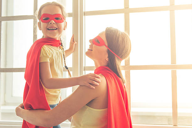 istock Super mother and daughter 540530184
