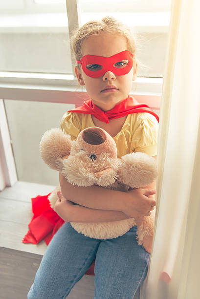 istock Girl playing superhero 540530806