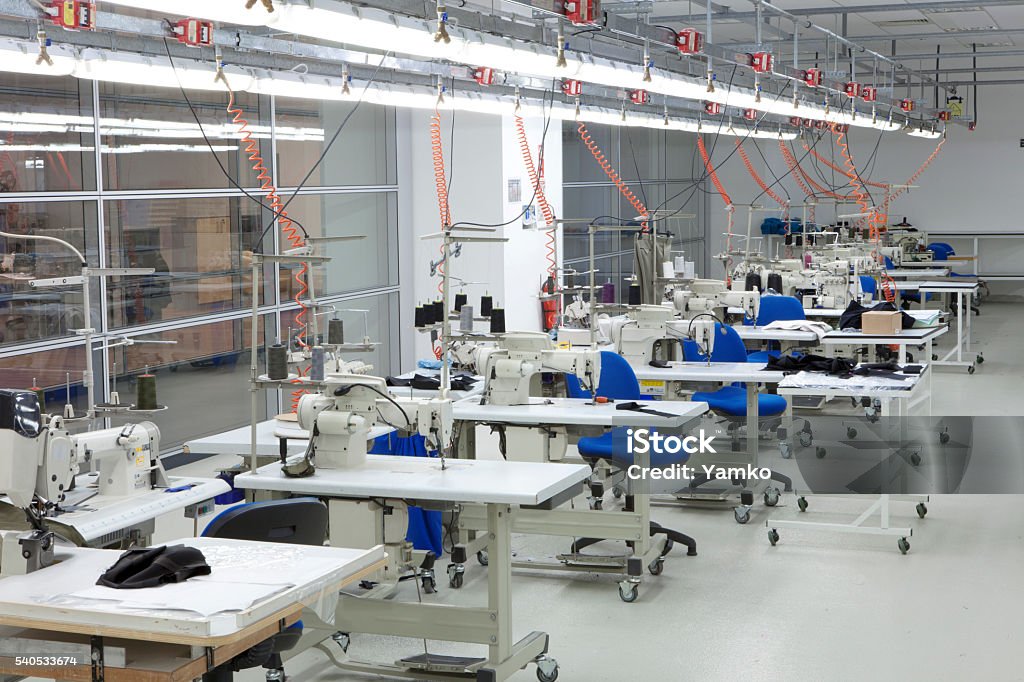 織物工場 - 織物工場のロイヤリティフリーストックフォト