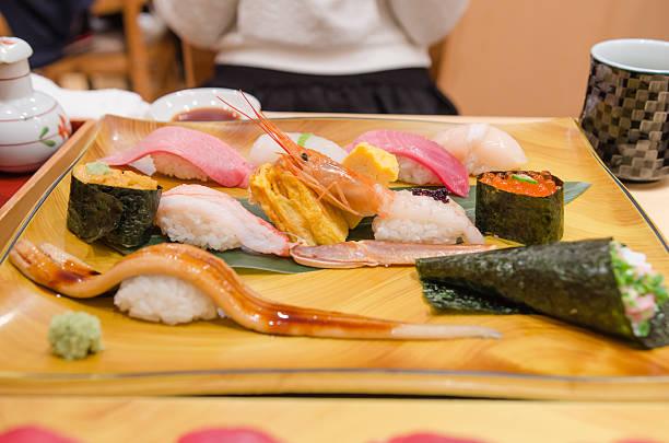 istock very delicious japanese sushi set 540534834