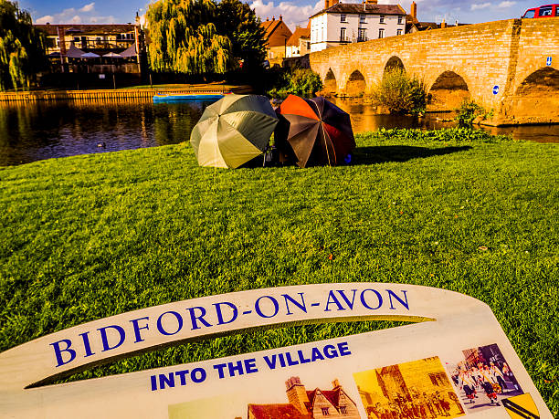 rio avon bidford reino unido - bidford - fotografias e filmes do acervo