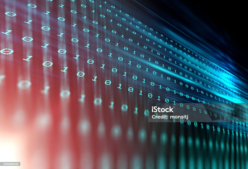 Digital Code Number Abstract Technology Background Stock Photo ...
