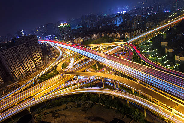 istock Elevated highway and overpass in modern city 540567116
