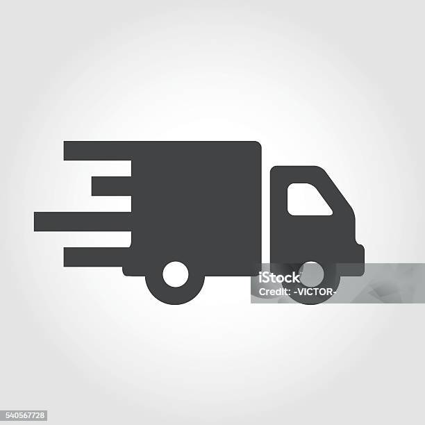 Moving Truck Icon Iconic Series Stock Illustration - Download Image Now - Icon Symbol, Delivery Van, Truck