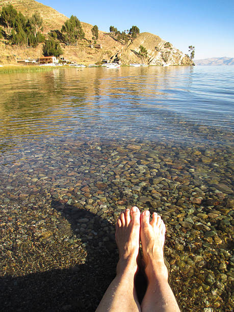 istock Dipping Toes in a Lake 540567822