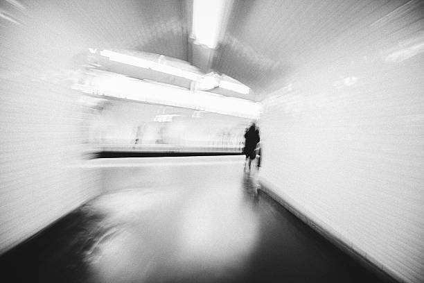 istock Blurred image of underground subway station 540571030