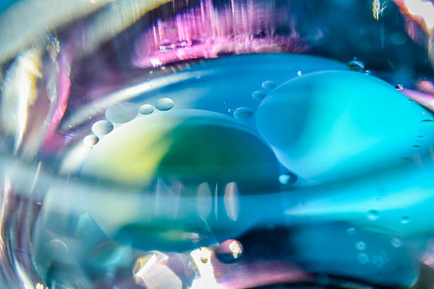 istock Oil in water - abstract background 540572162