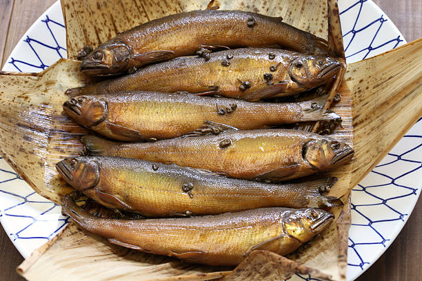 istock simmered ayu ( sweetfish ) with japanese pepper, japanese fish dish. 540575928