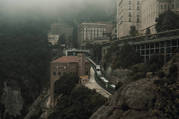 Misty morning in the Montserrat