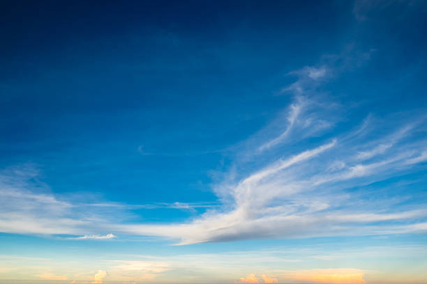 istock Fluffy cloud on blue sky in the evening 540579680