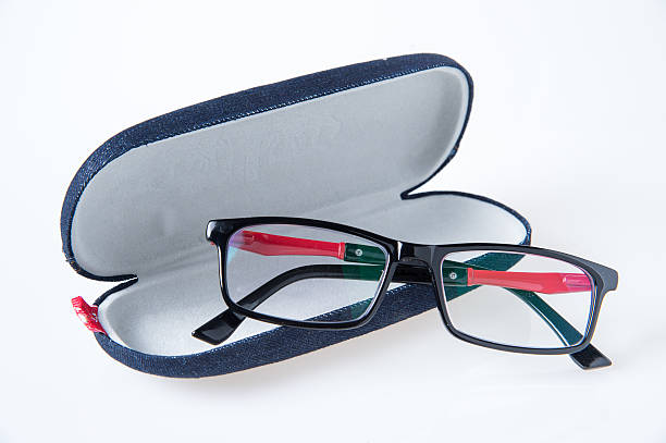 istock black glasses and glasses case 540581878