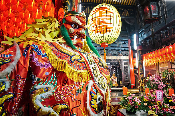 istock God statue in chinese temple in Taiwan 540584732