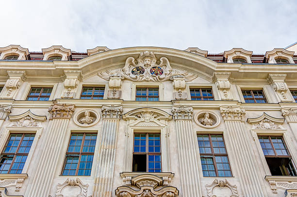 Historic rebuilt baroque buildings in Dresden, Germany