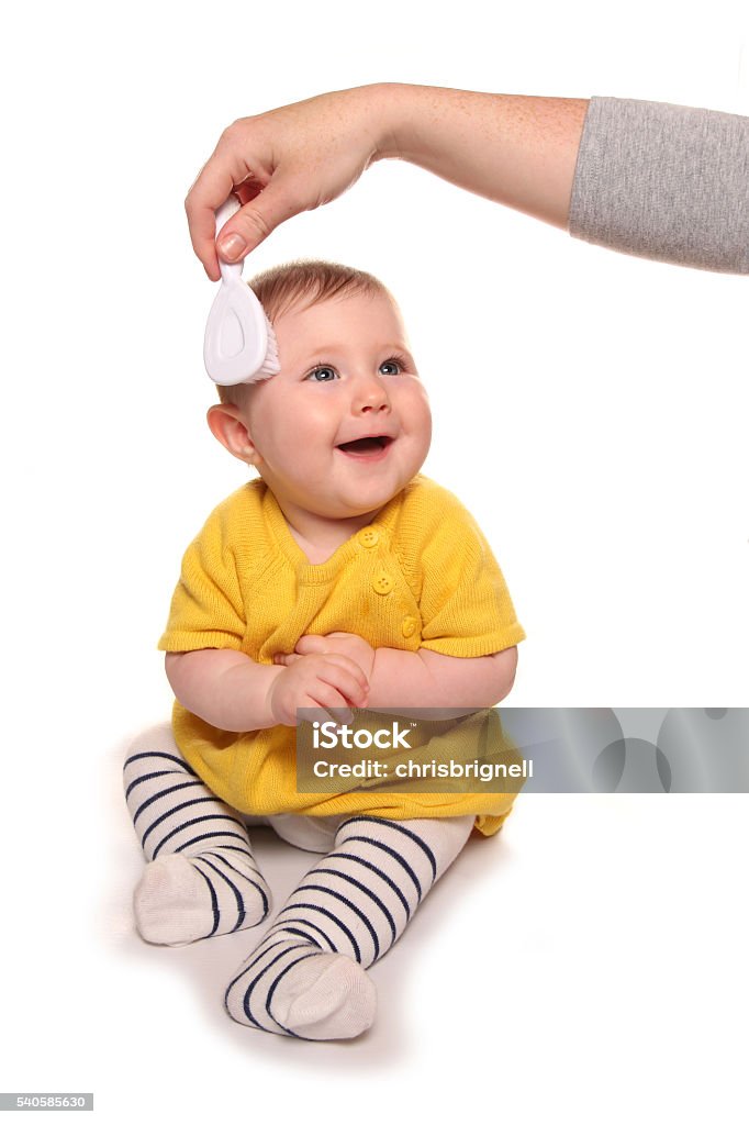 Mum Combing Baby Girls Hair Stock Photo - Download Image Now - 6-11 Months,  Baby - Human Age, Baby Girls - iStock