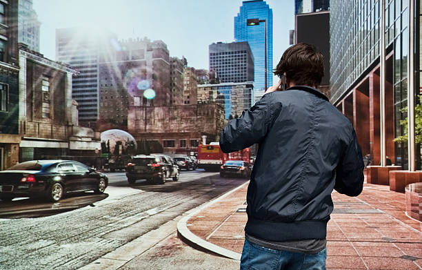istock Back view of casual man 540586320