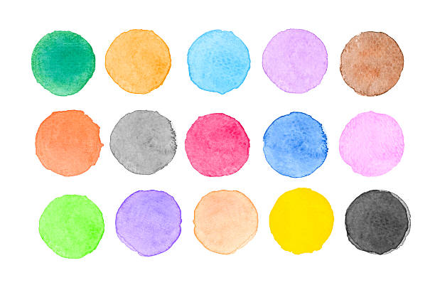 istock Water color of circle geometry graphic pattern background 540586752