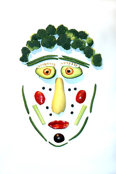istock Face made out of fresh vegetables 540590516