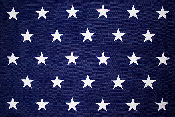istock Star Background on an American flag 540591466