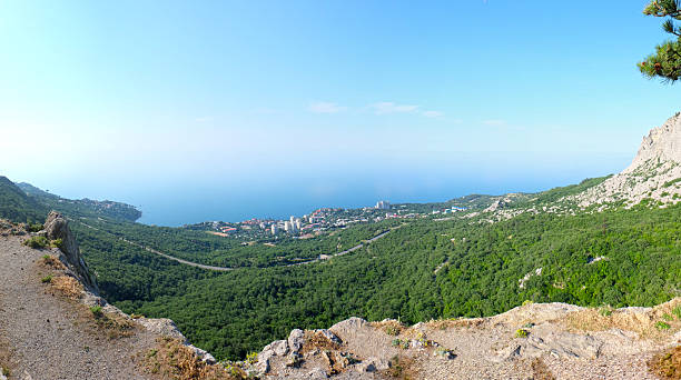 sea sky view stock photo