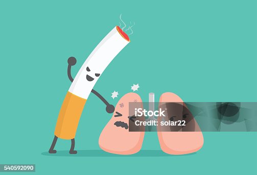 istock Lung have been beaten from cigarette. 540592090