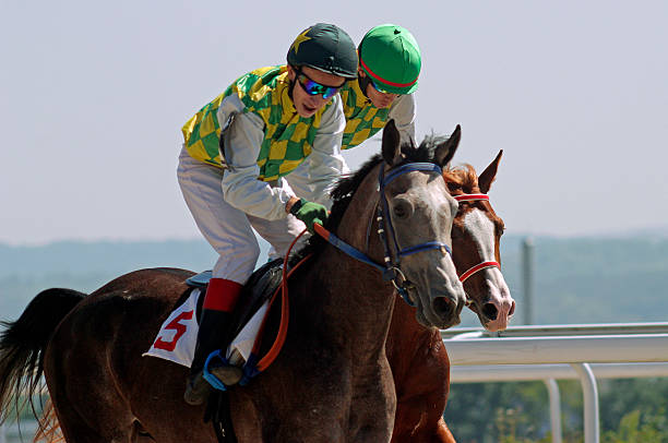 istock Horse racing in Pyatigorsk. 540595316