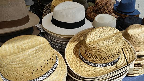 istock variety of hats 540598602