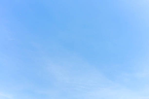 istock Beautiful clouds in the clear blue sky background 540599204