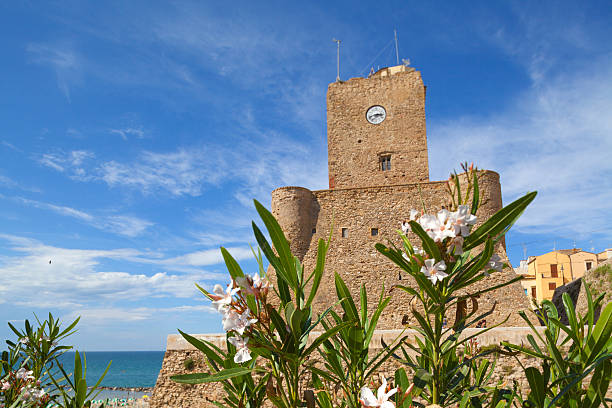 medieval tower in the small town of Termoli, South Italy