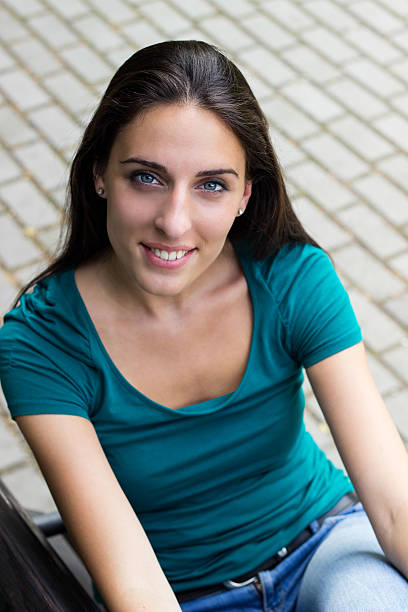 istock Woman toothy smile 540601308