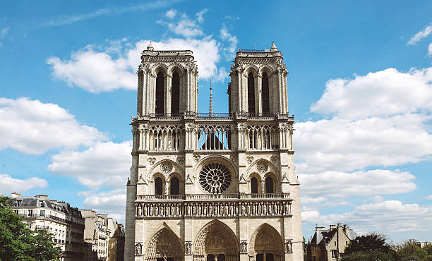 istock Notre Dame church in Paris 540602712