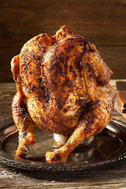 istock Homemade Grilled Beer Can Chicken 540602830