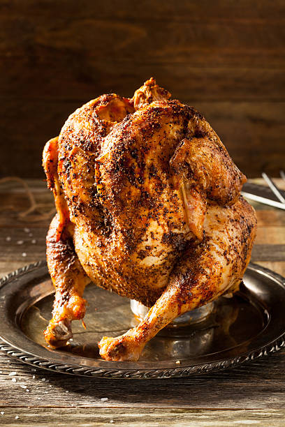istock Homemade Grilled Beer Can Chicken 540602928