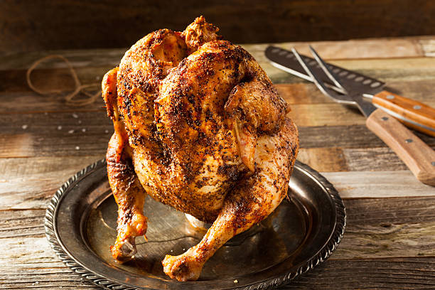 istock Homemade Grilled Beer Can Chicken 540602970