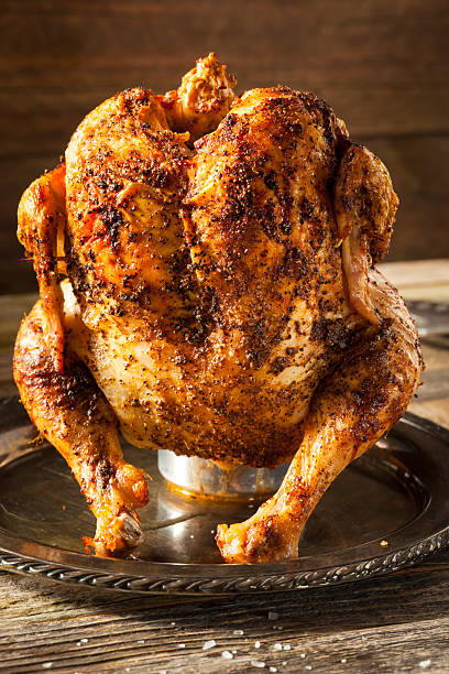 istock Homemade Grilled Beer Can Chicken 540603004