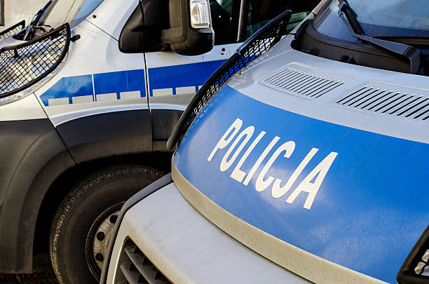 istock Polish Police sign 540604462