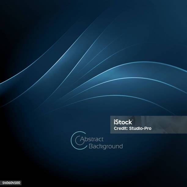 Abstract Background Stock Illustration - Download Image Now - Abstract, Blue, Computer Graphic